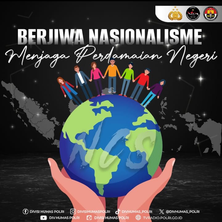 Tangkapan layar Poster Nasionalisme Divhumas Polri